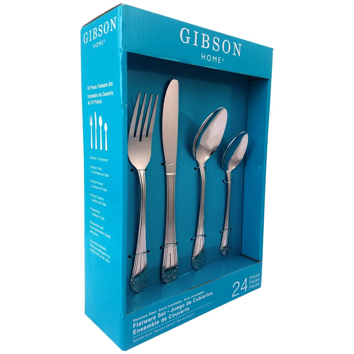 Picture of Gibson Home 80056.24 Mariano Flatware Set - 24 Piece