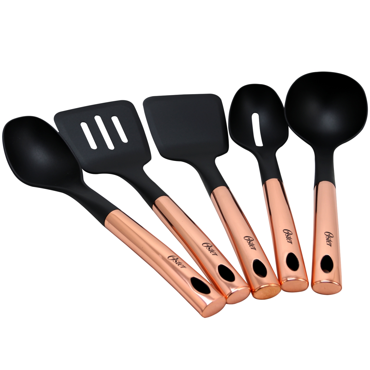 Picture of Oster 80156.05 Kitchen Bliss Kitchen Tools Set with Rose Gold Handle - Set of 5