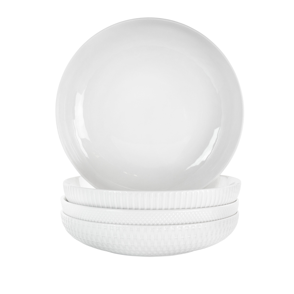 Picture of Elama EL-ESME Esme Porcelain Assorted Bowl Set, White - 4 Piece