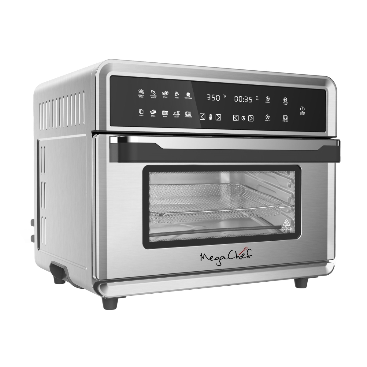 Picture of MegaChef MCOV-2050 10 in. 360 deg 1 Electronic Multifunction Hot Air Technology Countertop Oven