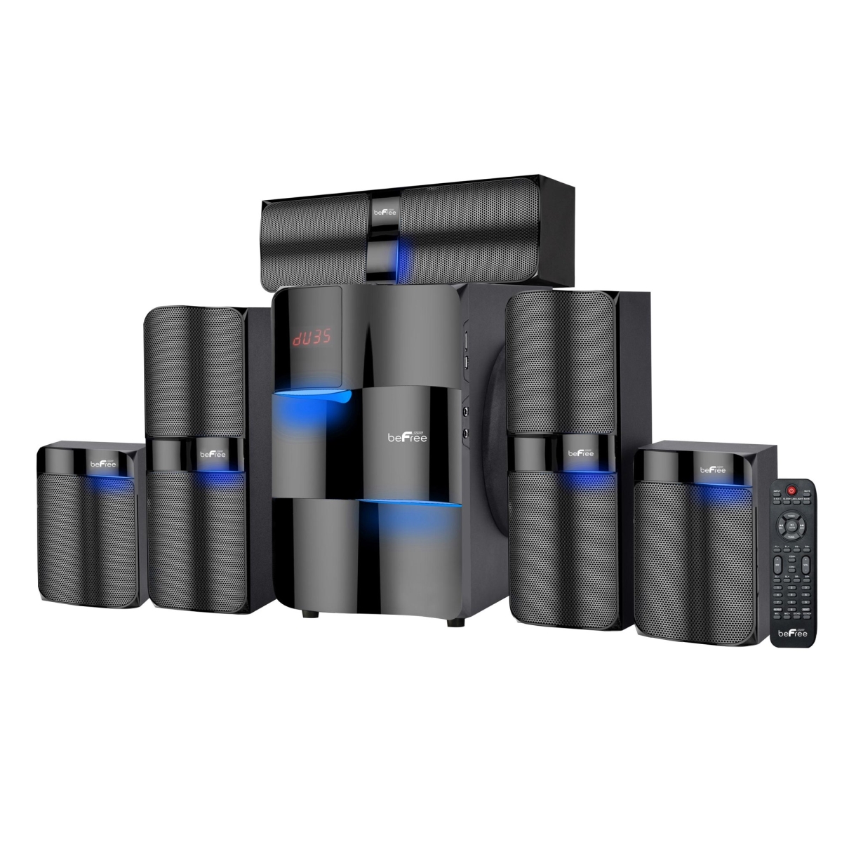 Sound 5.1 Channel Surround Sound Bluetooth Speaker System