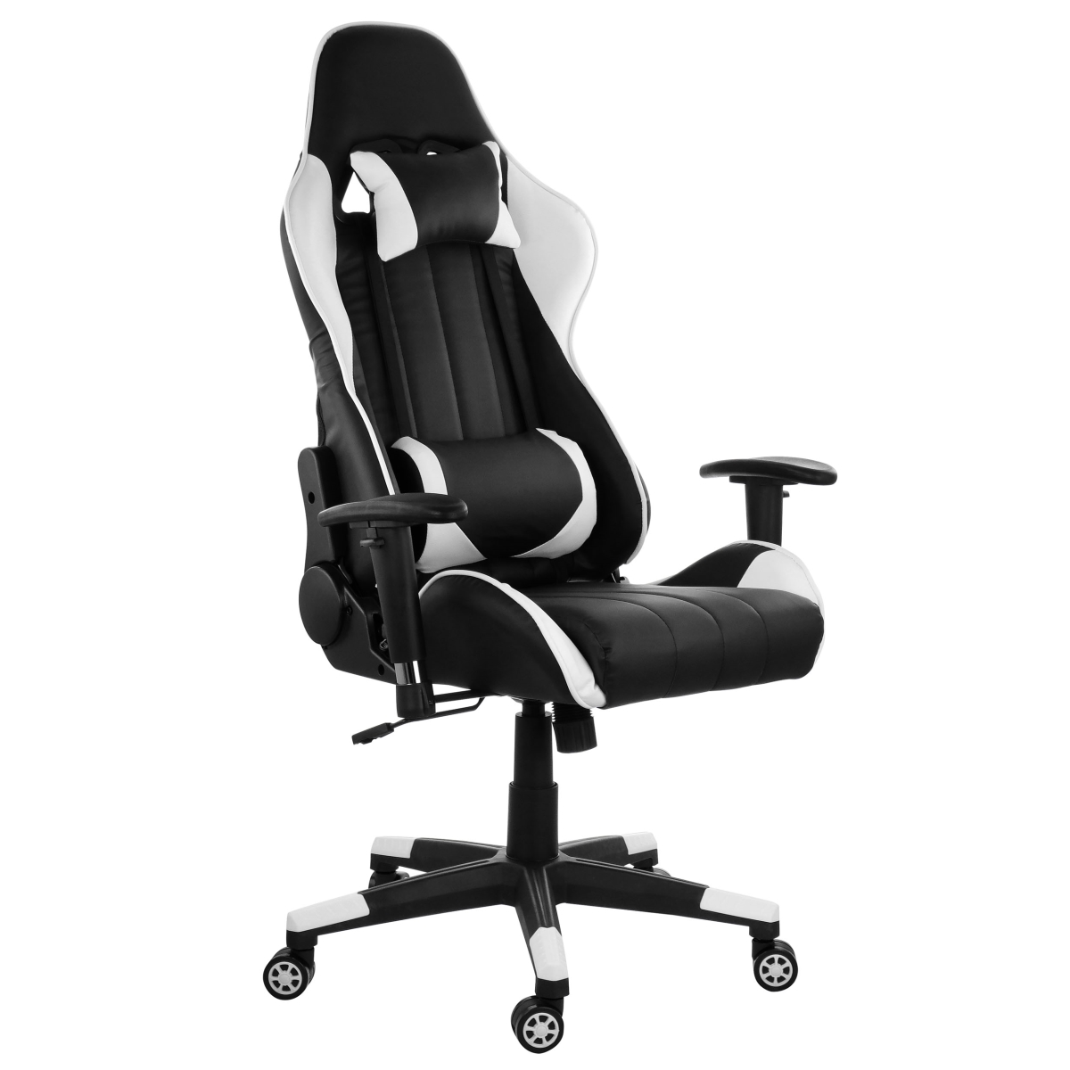 Picture of GameFitz GF-2101 Gaming Chair&#44; Black & White Trim