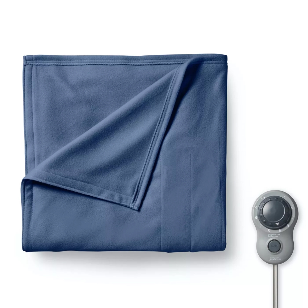 Electric Fleece Heated Blanket, Blue - Twin Size -  ProComfort, PR3038675