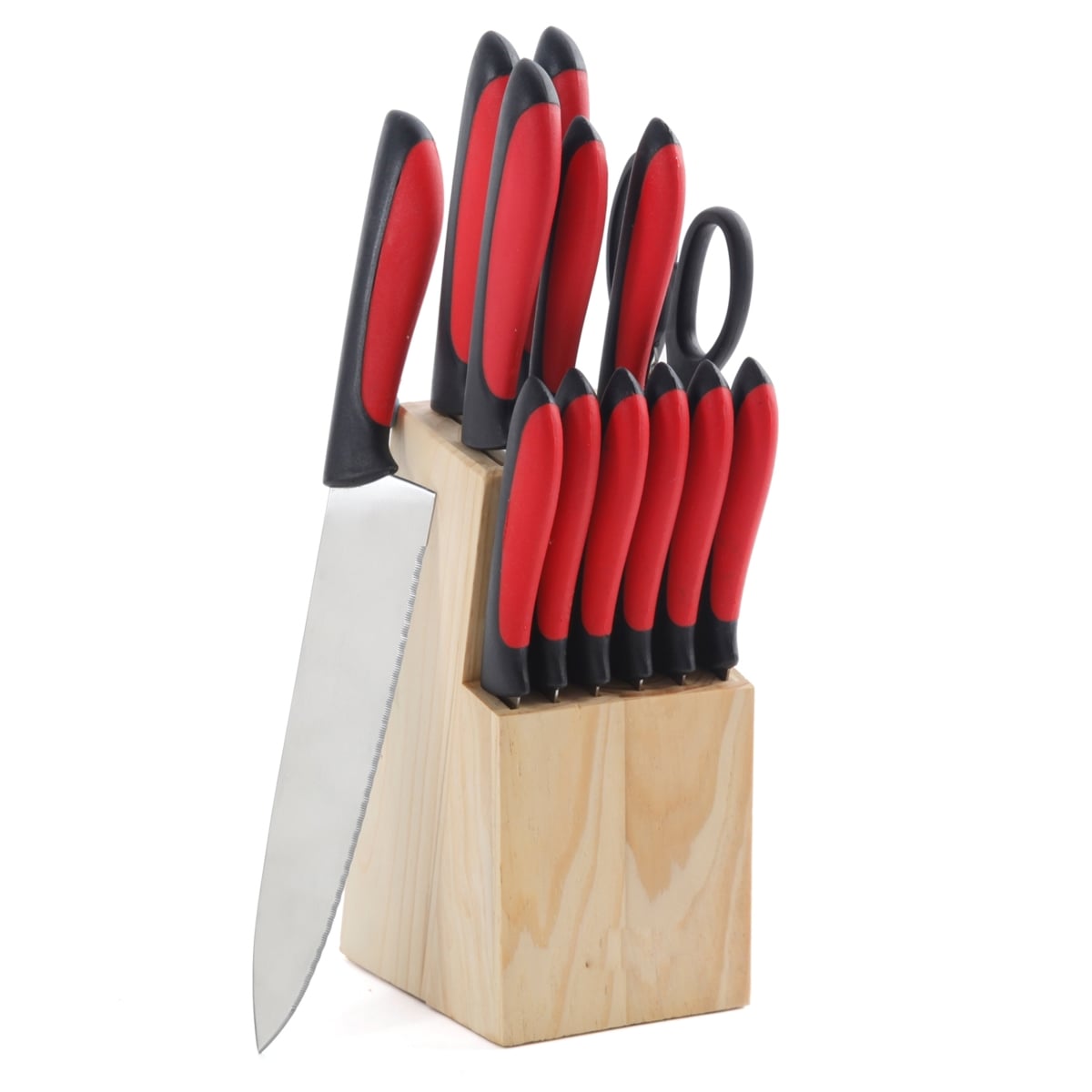 Picture of MegaChef MC-C51000 Cutlery Set, Red - 14 Piece
