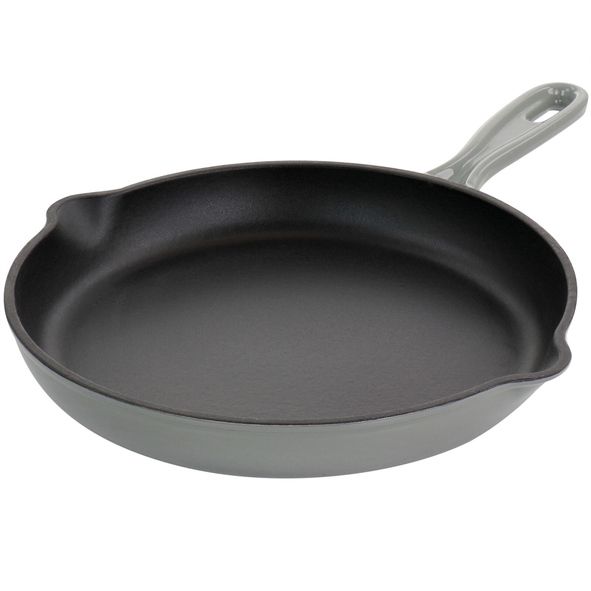 Picture of MegaChef MCCI-FR26AG 10.25 in. Round Enameled Cast Iron Skillet, Gray