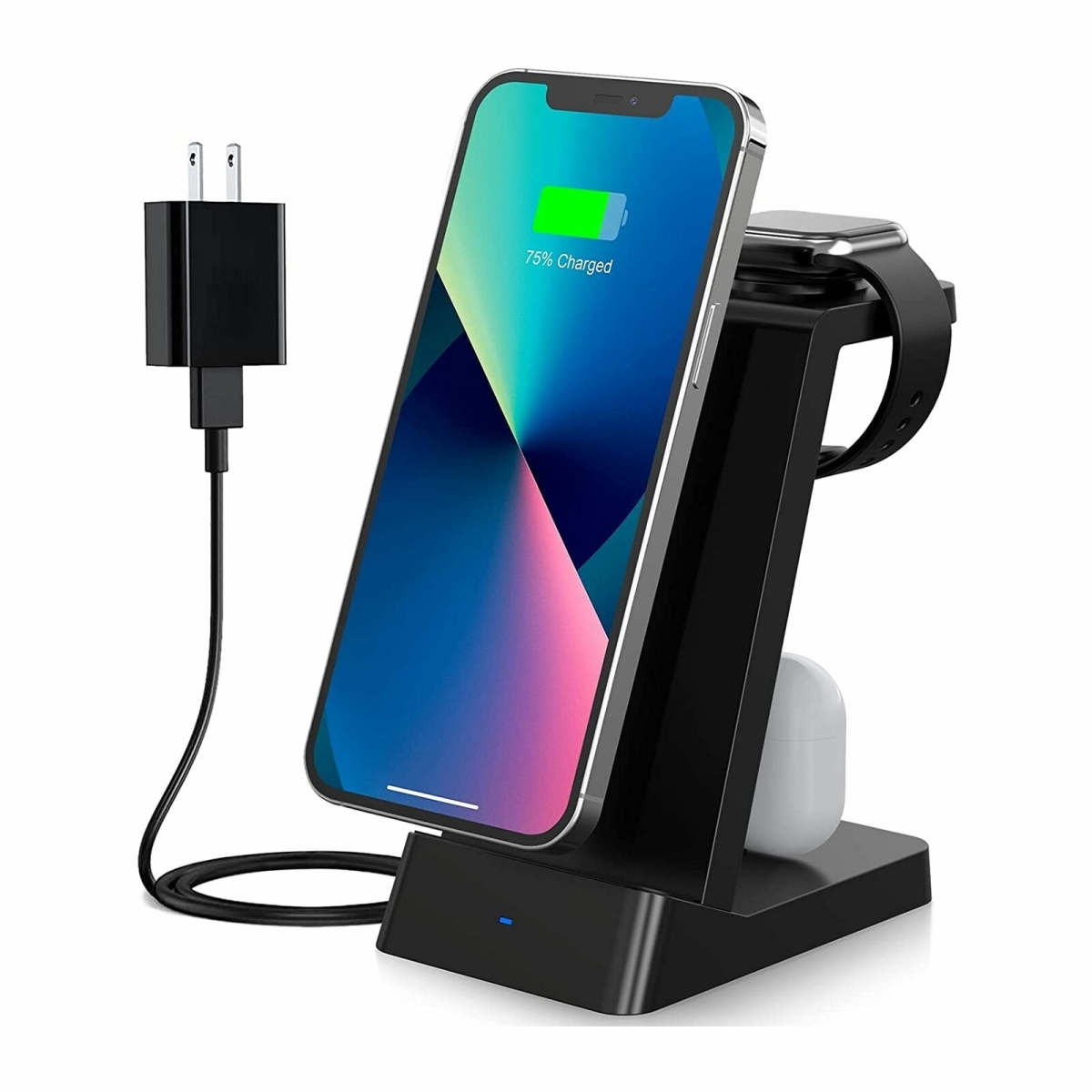 3-in-1 Fast Charging Station, Black