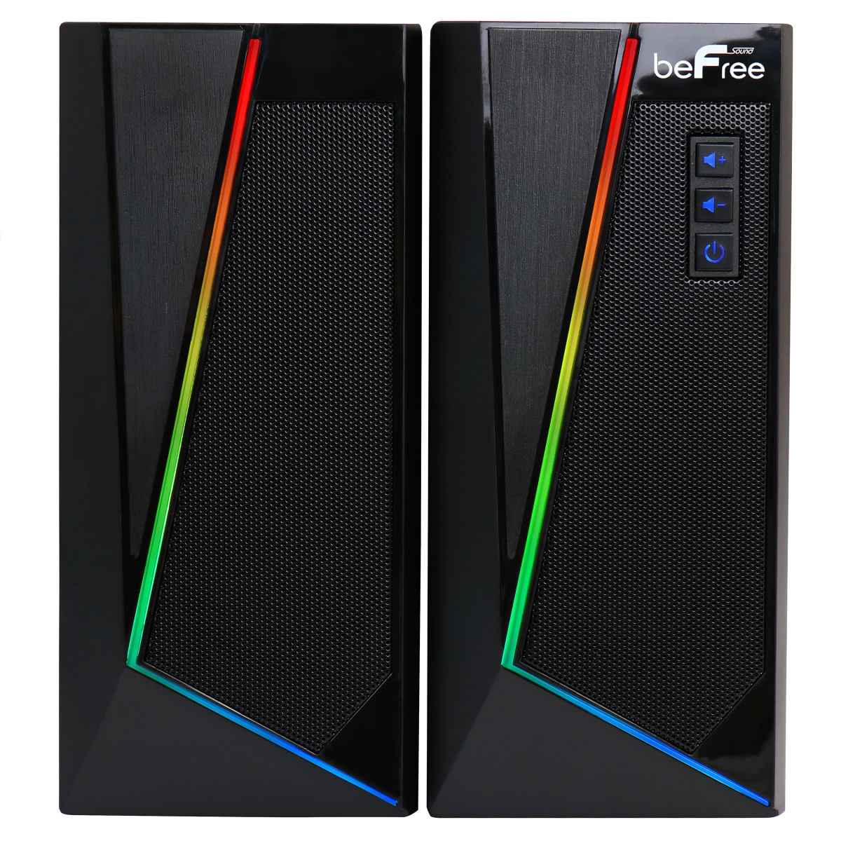 2.0 Computer Gaming Speakers with LED RGB Lights