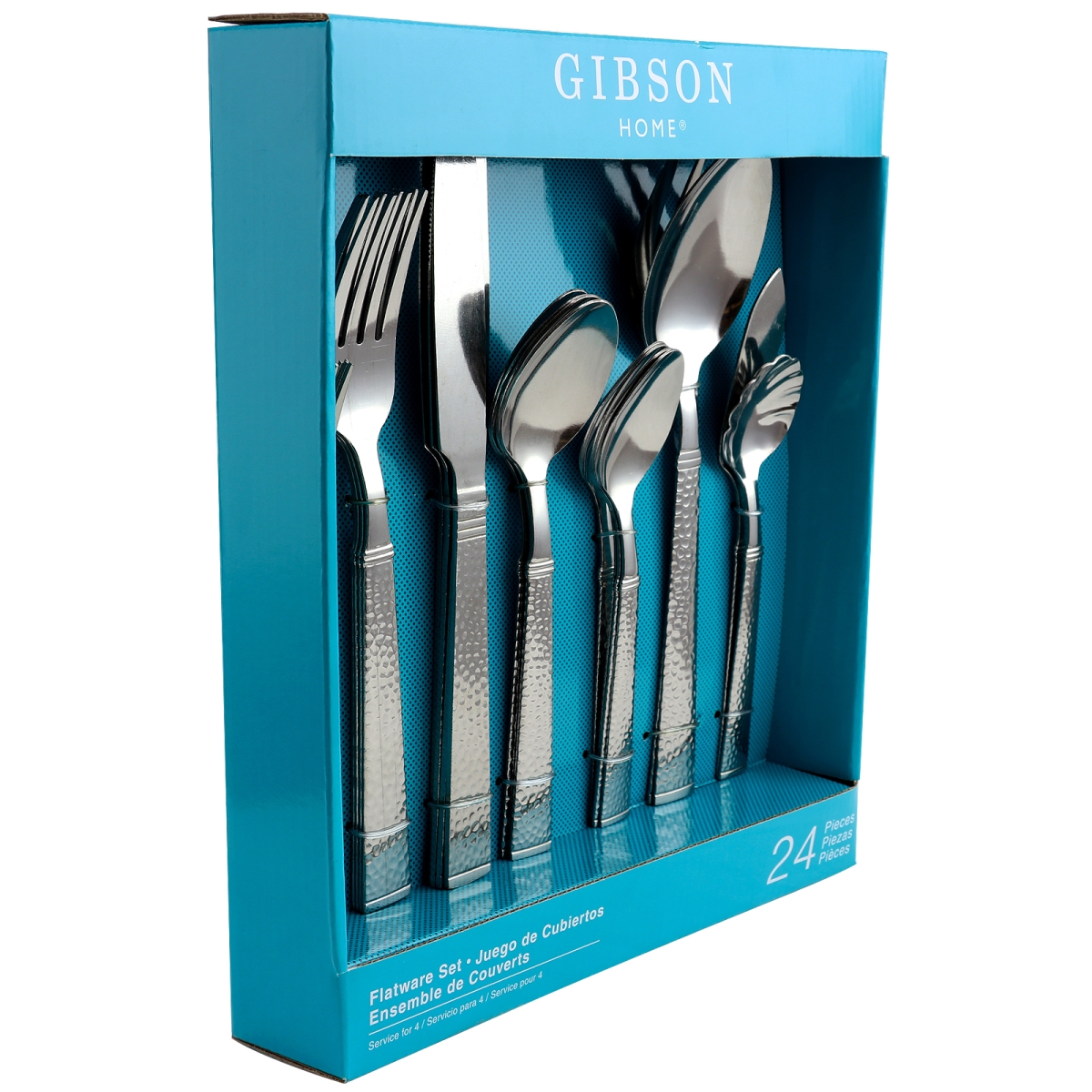 Picture of Gibson 105922.24 Prato Stainless Steel Flatware Set - 24 Piece