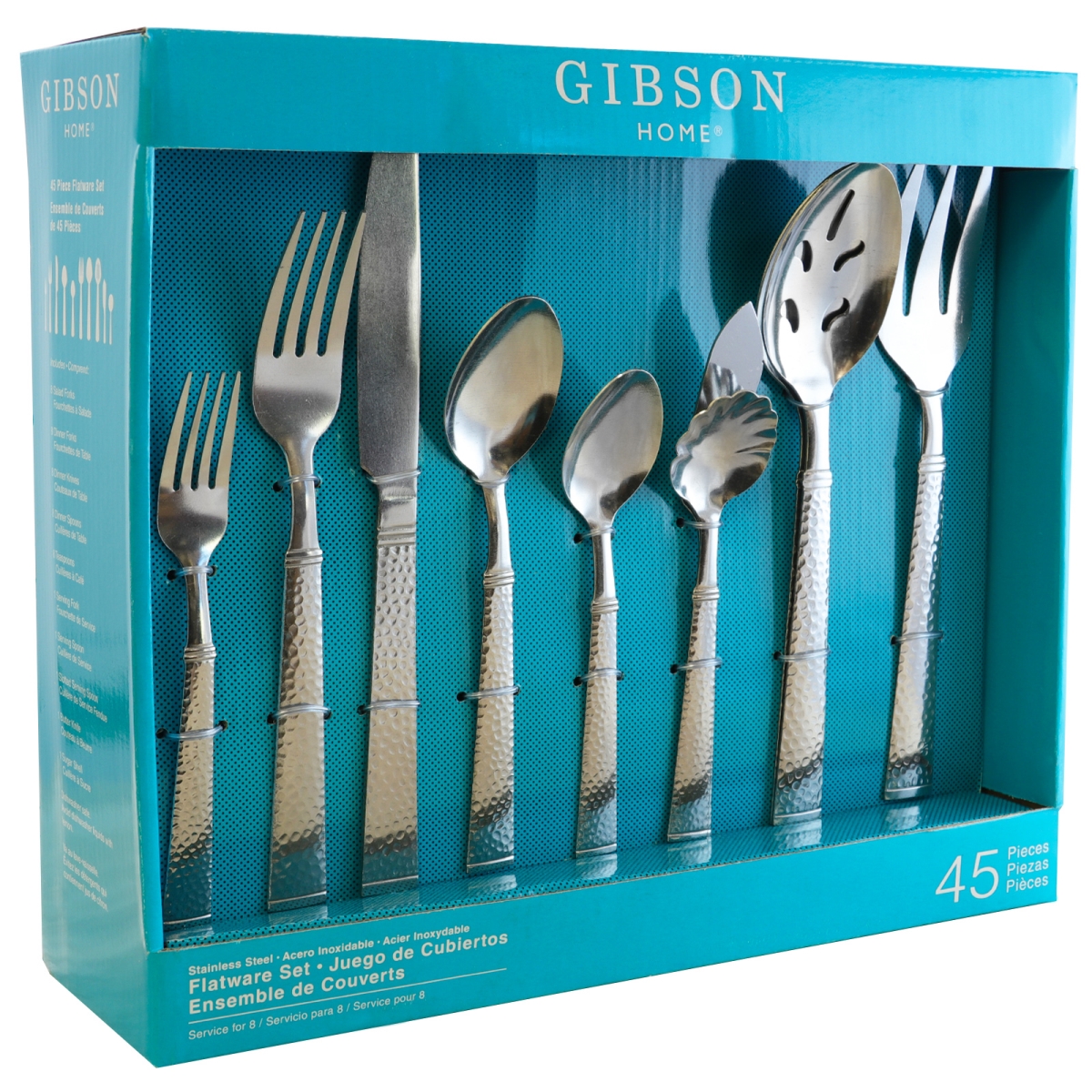 Picture of Gibson Home 105923.45 Prato Flatware Set - 45 Piece