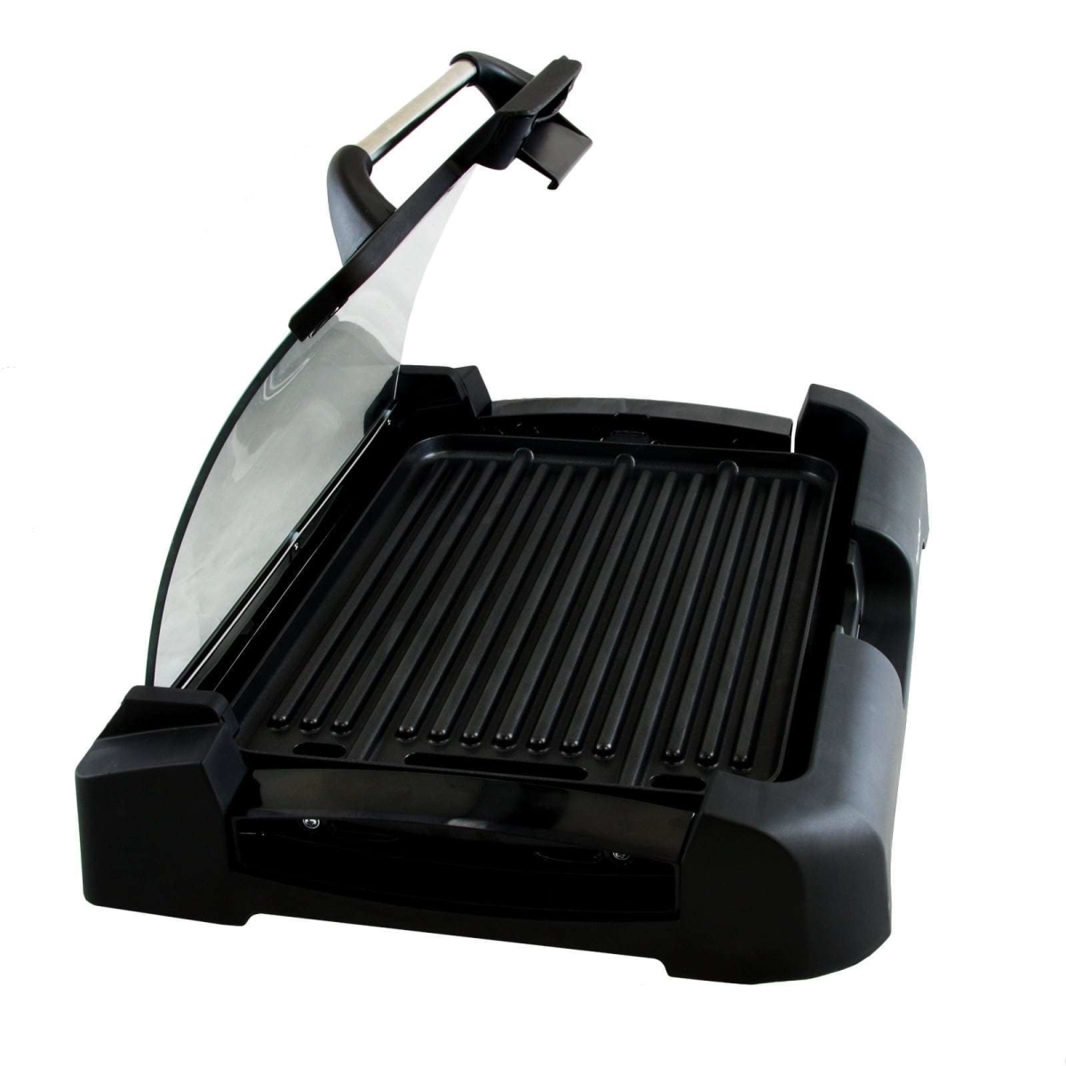 Picture of MegaChef MCG-106 Reversible Indoor Grill And Griddle With Removable Glass Lid