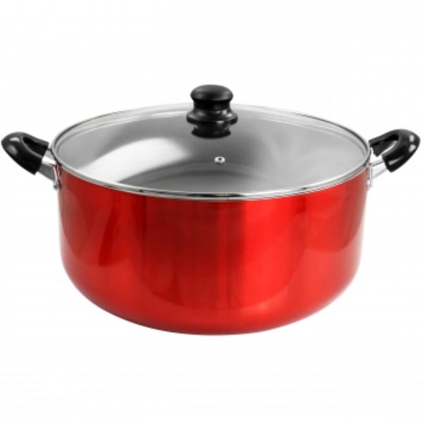 Picture of Better Chef D1802R 18 qt. Professional Results Heavy Gauge Aluminum Dutch Oven&#44; Red