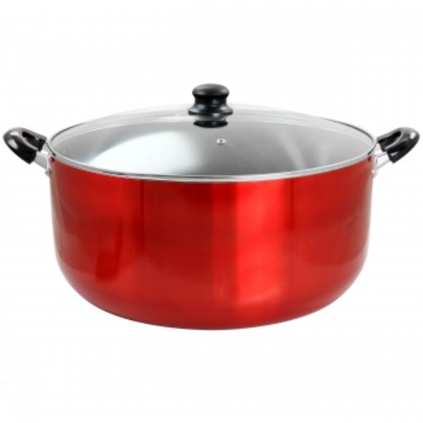 Picture of Better Chef D2402R 24 qt. Professional Results Heavy Gauge Aluminum Dutch Oven&#44; Red