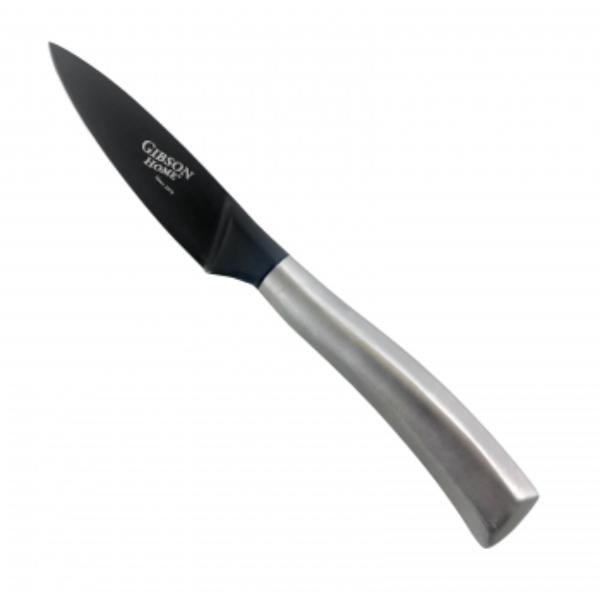 Picture of Gibson Home 93088.01 3.5 in. Opus Stainless Steel Paring Knife with Black Blade