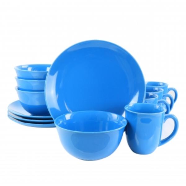 Picture of Gibson Home 127267.12 Mercer Sto are Dinnerware Set&#44; Blue - 12 Piece