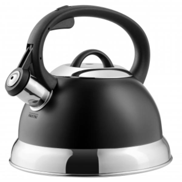 Picture of Mr. Coffee 127552.01 1.75 qt. Mr. Coffee Flintshire Whistling Stovetop Tea Kettle&#44; Black