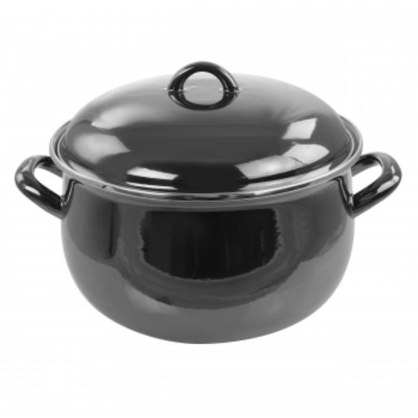 Picture of Gibson 129984.02 6.5 qt. Steel Casserole with Lid