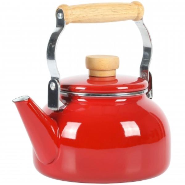 Picture of Mr. Coffee 137421.01 1.5 qt. Quentin Tea Kettle with Fold Down Handle&#44; Red