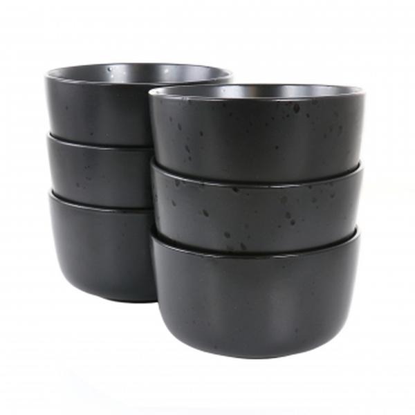 Picture of Studio 3B 133120.01 5.5 in. Mio Round Sto are Bowl Set&#44; Pepper - 6 Piece