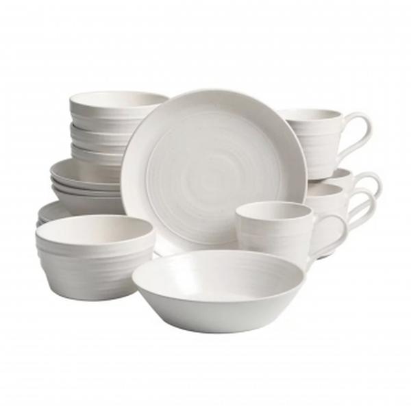 Picture of Bee & Willow 124639.16 Gibson Milbrook Round Sto are Dinnerware Set&#44; White - 16 Piece