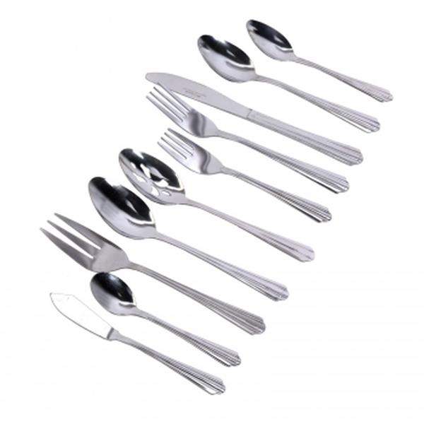 Picture of Gibson Home 79679.45 Classic Canberra Stainless Steel Flatware Set - 45 Piece