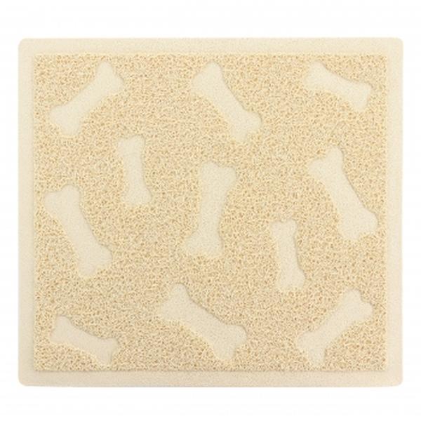 Picture of Gibson Everyday 119896.01 17.7 x 15.75 in. Pet Elements Dog Bone Placemat&#44; Tan