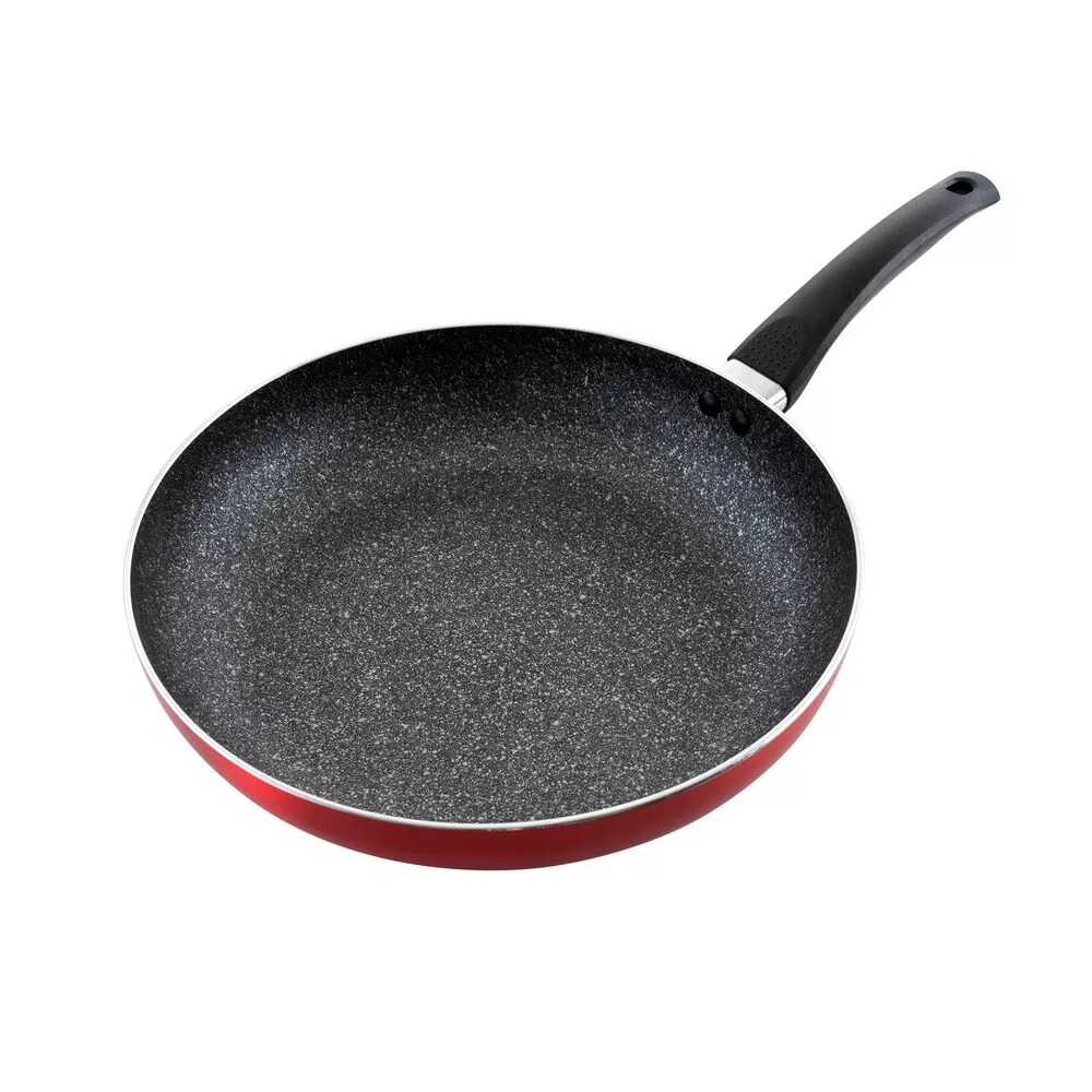 Picture of Oster 120769.01 12 in. Merrion Aluminum Frying Pan with Bakelite Handle - Red