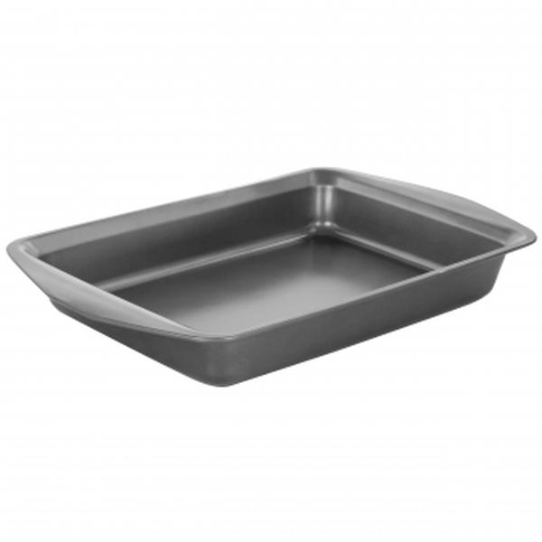 Picture of Gibson 128604.01 16.75 in. Bakers Friend Nonstick Steel Roasting Pan&#44; Grey