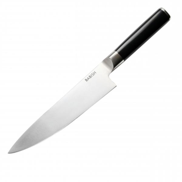 Picture of Babish 131293.01R 8 in. High-Carbon Stainless Steel Full Tang Chef Knife, Black