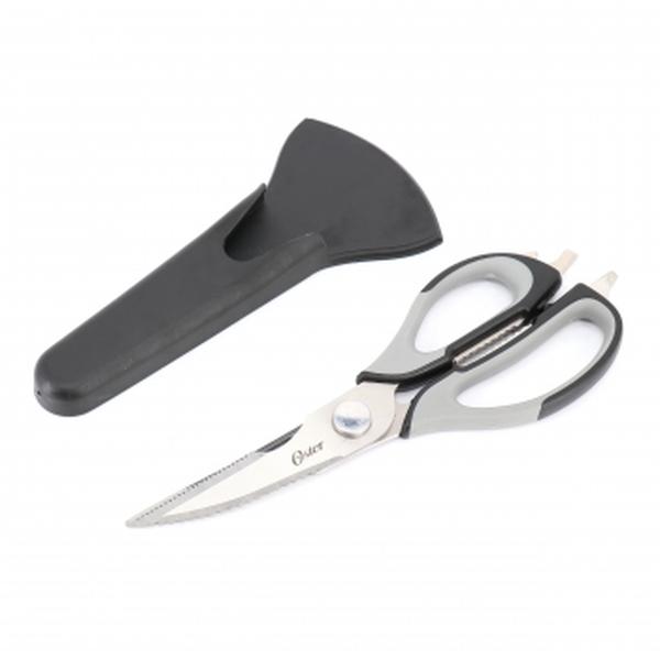 Picture of Oster 141082.02 9 in. Granger Stainless Steel Multi-Purpose Scissors with Magnetic Holder - 2 Piece