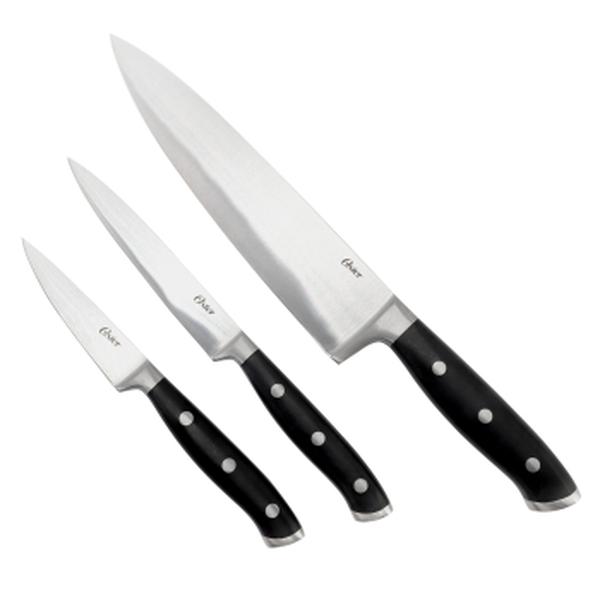 Picture of Oster 144314.03 Ginley Stainless Steel Cutlery Set&#44; Black - 3 Piece