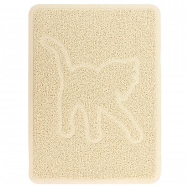 Picture of Gibson Everyday 119898.01 18.5 x 13.78 in. Pet Elements Cat Silhouette Placemat&#44; Tan