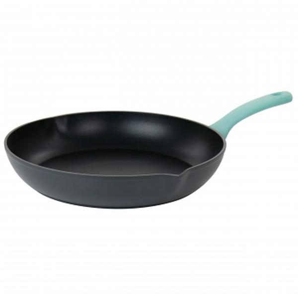 Picture of Oster 127539.01 9.5 in. Rigby Aluminum Nonstick Frying Pan with Pouring Spouts, Blue