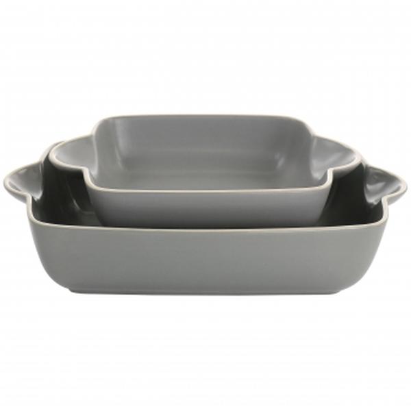 Picture of Gibson Home 130946.02 Rockaway Sto are Are Nesting Bakeware Set&#44; Grey - 2 Piece