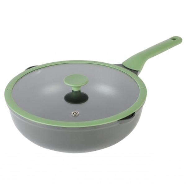 Picture of Kenmore 137394.02 13 in. Theodore Nonstick Cast Aluminum Saute Pan with Lid