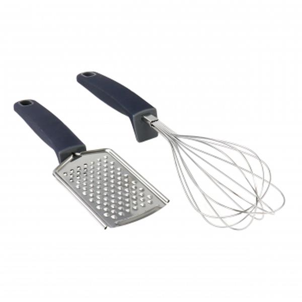 Picture of Oster 137549.02 Bluemarine Stainless Steel Grater & Whisk Set&#44; Navy Blue - 2 Piece