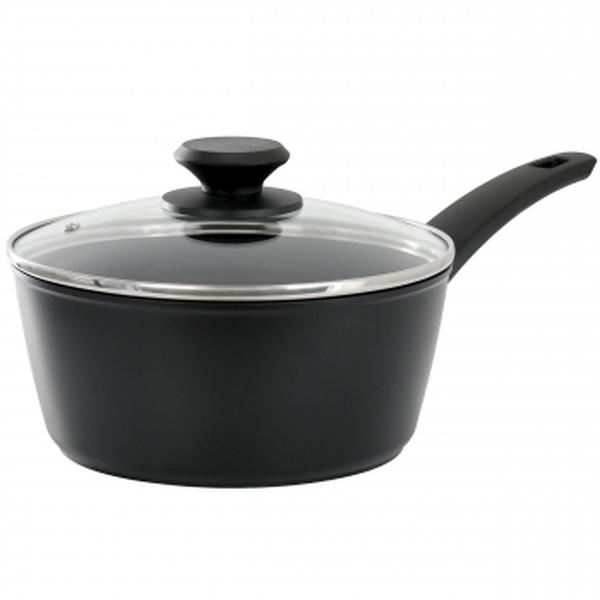 Picture of Oster 141063.02 2.5 qt. Connelly Textured Nonstick Aluminum Saucepan with Lid&#44; Black