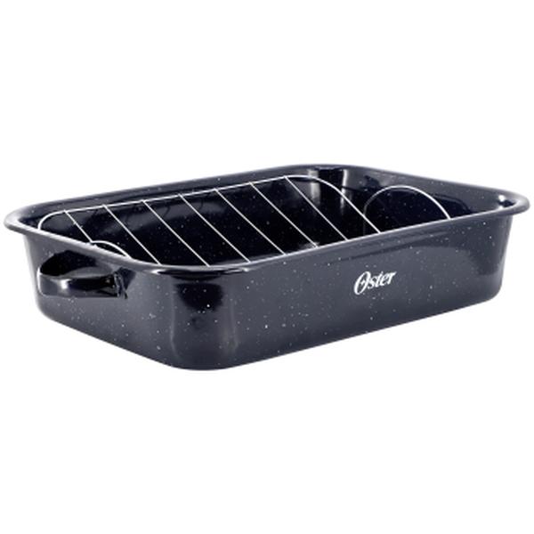 Picture of Oster 143751.02 17 x 12 in. Castillo Enamel on Steel Baking Pan with Removable Rack&#44; Blue