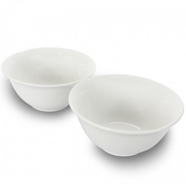 Picture of Gibson Home 122924.02 7.5 in. Ceramic All-Purpose Round Bowl Set, White - 2 Piece