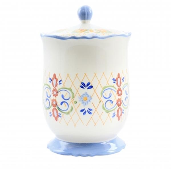 Picture of Laurie Gates 130964.01RR 2.7 qt. California Designs Tierra Hand Painted Sto are Canister with Lid
