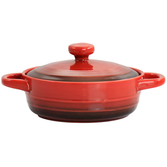 Picture of Crock-Pot 134054.02 10 oz Appleton Sto are Mini Casserole Baker&#44; Gradient Red