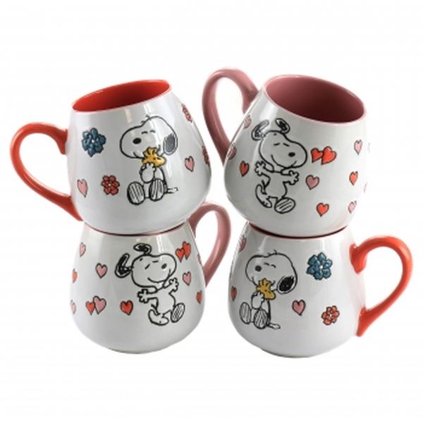 Picture of Peanuts 136641.01 20 oz Sto are Wax Relief Cup Set, 2 Assorted Design - 4 Piece