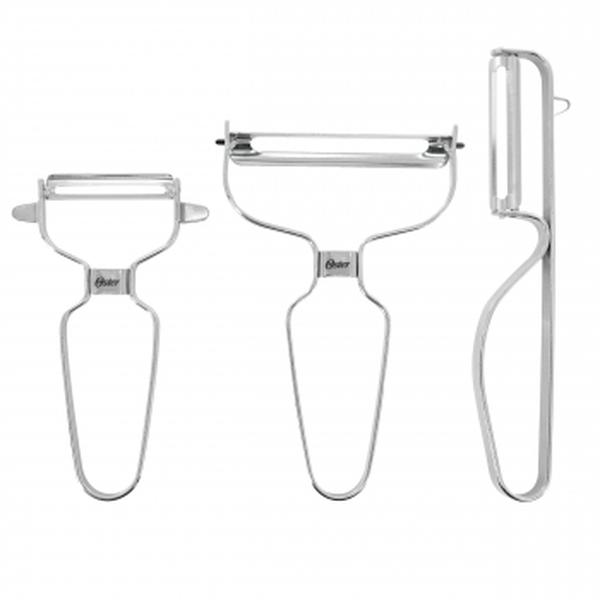 Picture of Oster 141094.03 Baldwyn Stainless Steel Lightweight Peeler Set&#44; Silver - 3 Piece