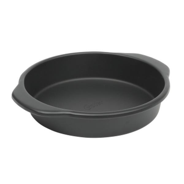 Picture of Oster 143743.01 9 in. Teston Platinum Collection Nonstick Carbon Steel Cake Pan&#44; Matte Black
