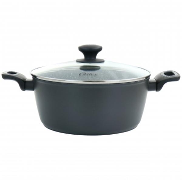 Picture of Oster 127708.02 5.3 qt. Bastone Nonstick Aluminum Dutch Oven&#44; Speckled Grey