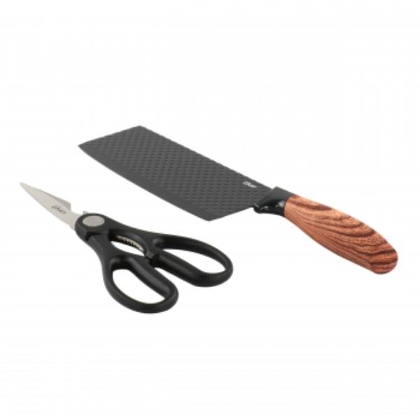 Picture of Oster 134813.02 Gunderson Stainless Steel Cutlery Set, Black - 2 Piece