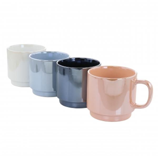 Picture of Mr. Coffee 97100.04 14.8 oz Cafe Celestial Sto are Pearlized Mug Set, Assorted Color - 4 Piece