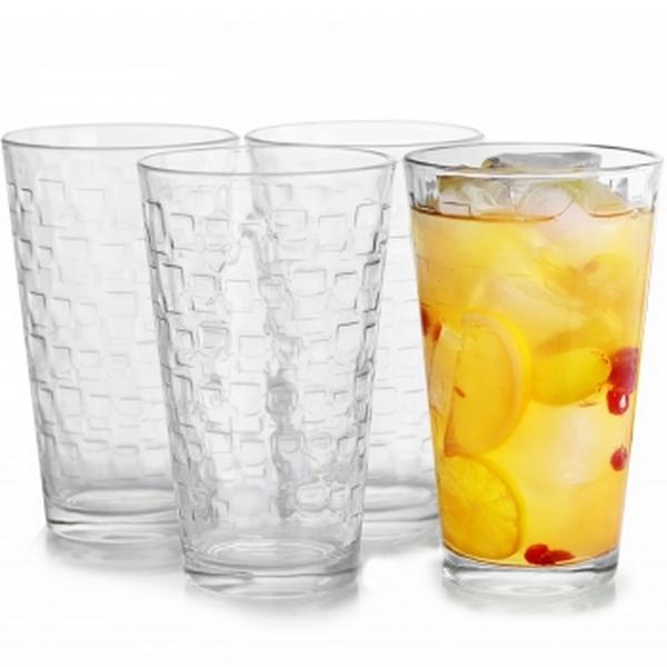 Picture of Gibson Home 92078.04 16 oz Great Square Pattern Foundations Tumbler Set - 4 Piece