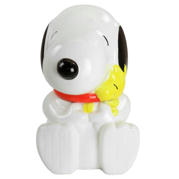 Picture of Gibson 80626.01RR Peanuts Classic Snoopy Cookie Jar - White