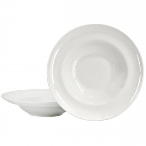 Picture of Gibson Home 142569.02 20 oz Great Essentials Fine Ceramic Entree Bowl Set, White - 2 Piece