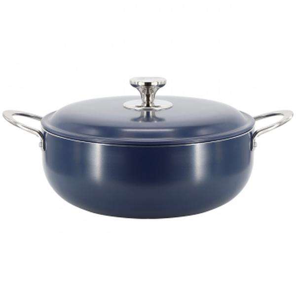 Picture of Oster 143699.02 7.4 qt. Cartagena Nonstick Aluminum Caldero with Lid&#44; Dark Blue